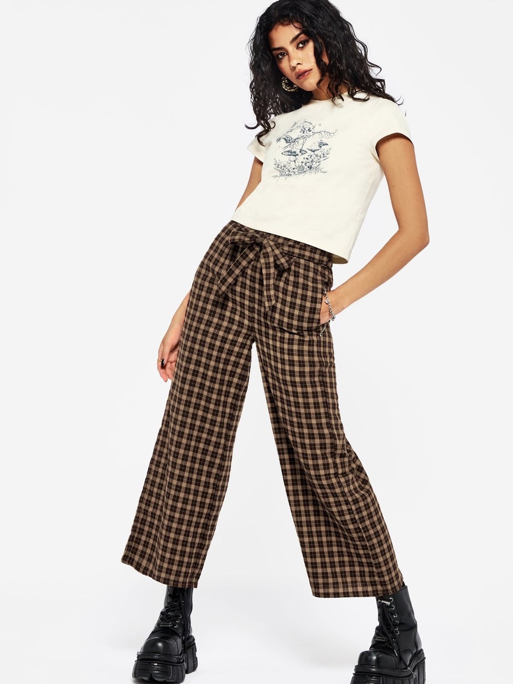 🤎 Disturbia Terra Wide-Leg Culotte Trousers – US 4 / NWT 🤎